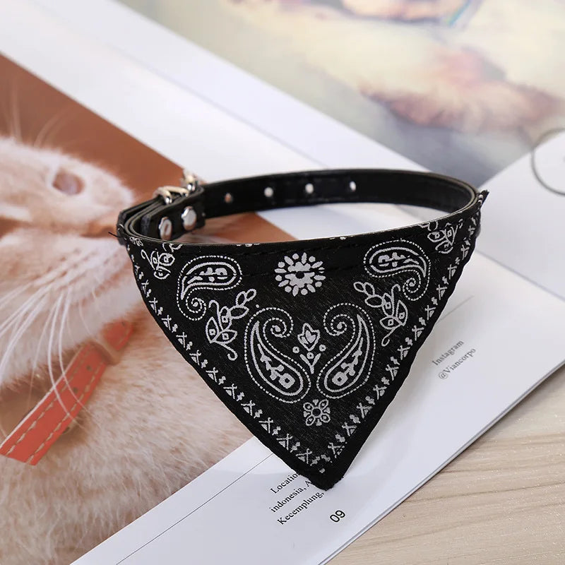 Cat And Dog Collar Triangle Scarf