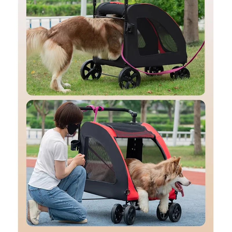 Foldable Pet Cart