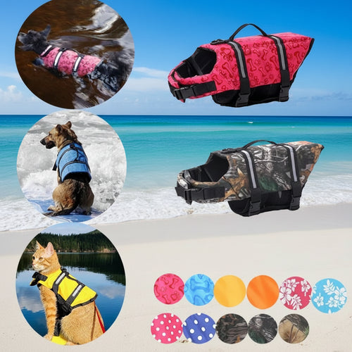 Adjustable Dog Life Jacket Front View