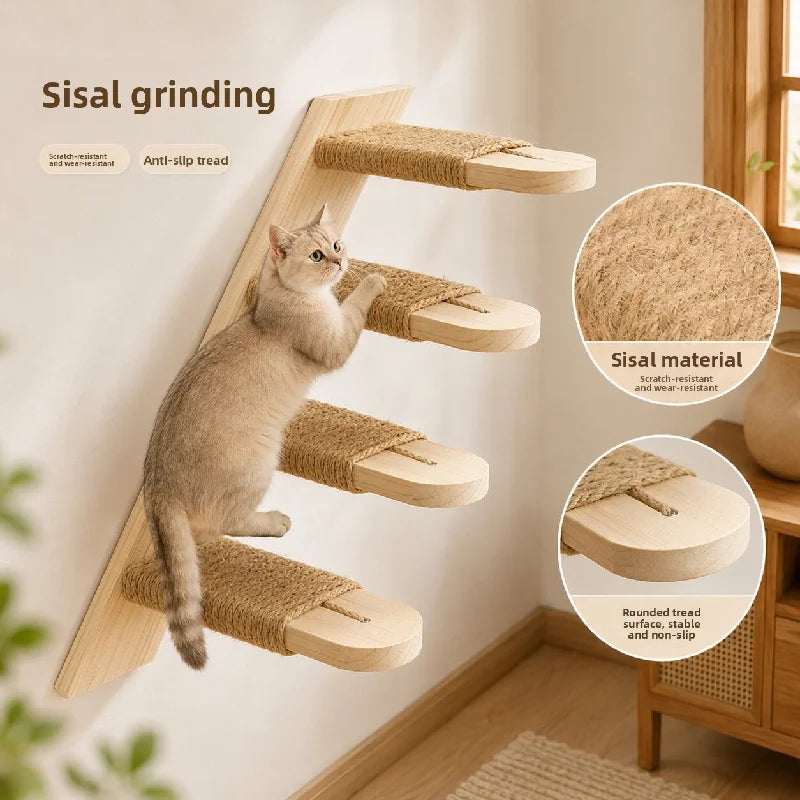 Wooden Climbing Steps
