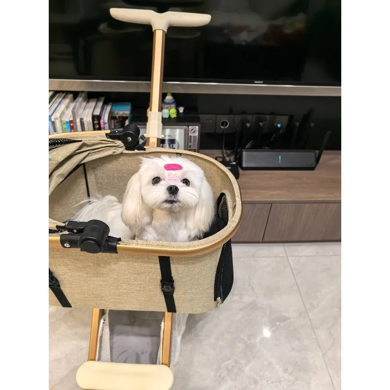 3-in-1 Luxury Pet Stroller - Waggy World