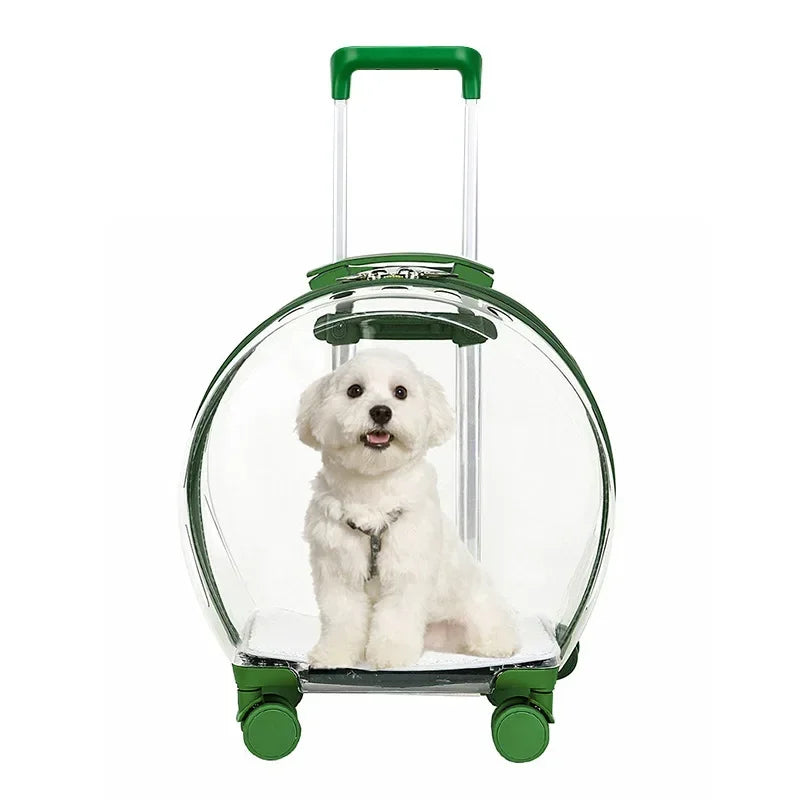 Rolling Pet Carrier Backpack