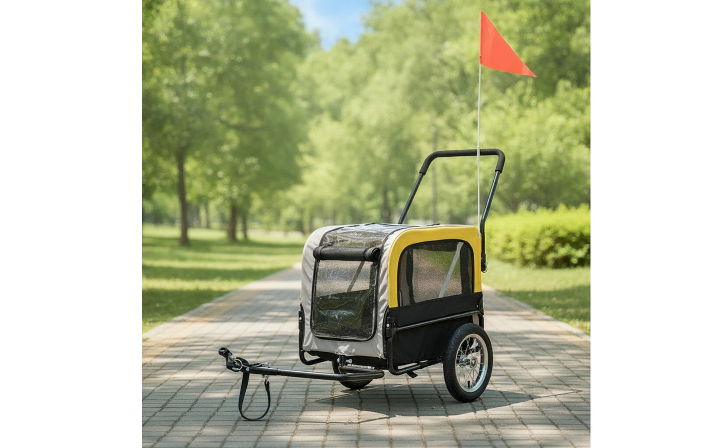 Convertible Dog Bike Trailer & Stroller