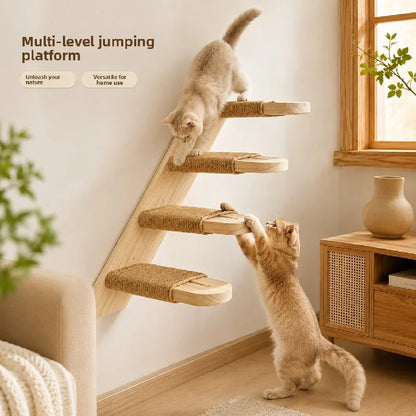 Wooden Climbing Steps