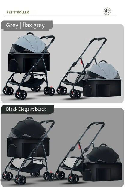 3-in-1 Foldable Pet Stroller