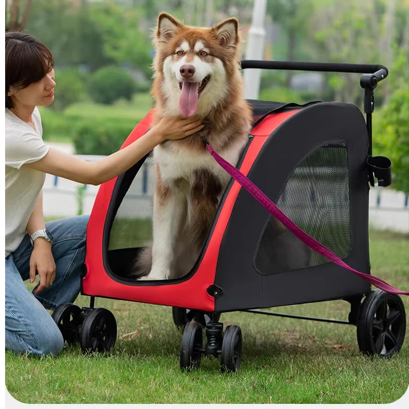Foldable Pet Cart