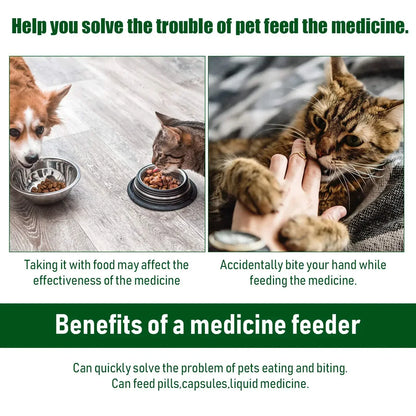 Pet Pill Dispenser & Feeding Stick