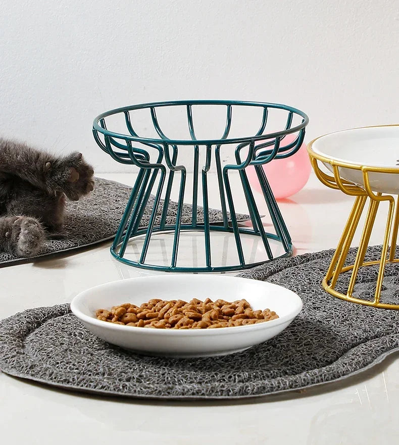 Raised Ceramic Pet Bowl