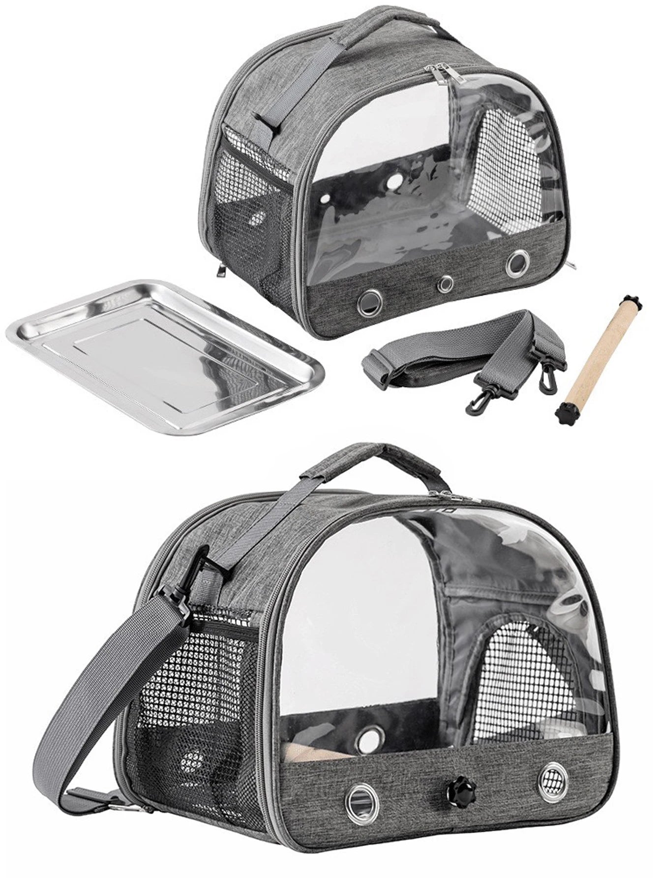 Portable Transparent Pet Carrier Backpack