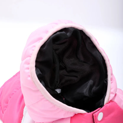 Hoodie Pet Dog Clothes For Small Medium Dogs Cats Winter Windproof Puppy Jacket Warm Fleece Cat Coat Yorkshire Bulldog Clothing