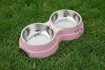 Double Pet Bowls