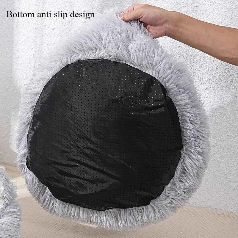 Plush Circle Pet Bed