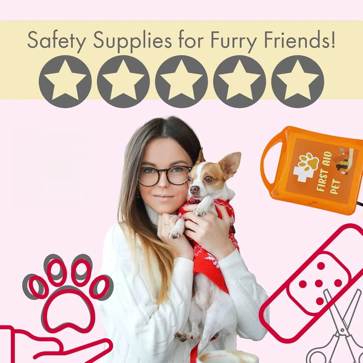 Portable Pet First Aid Kit - Waggy World