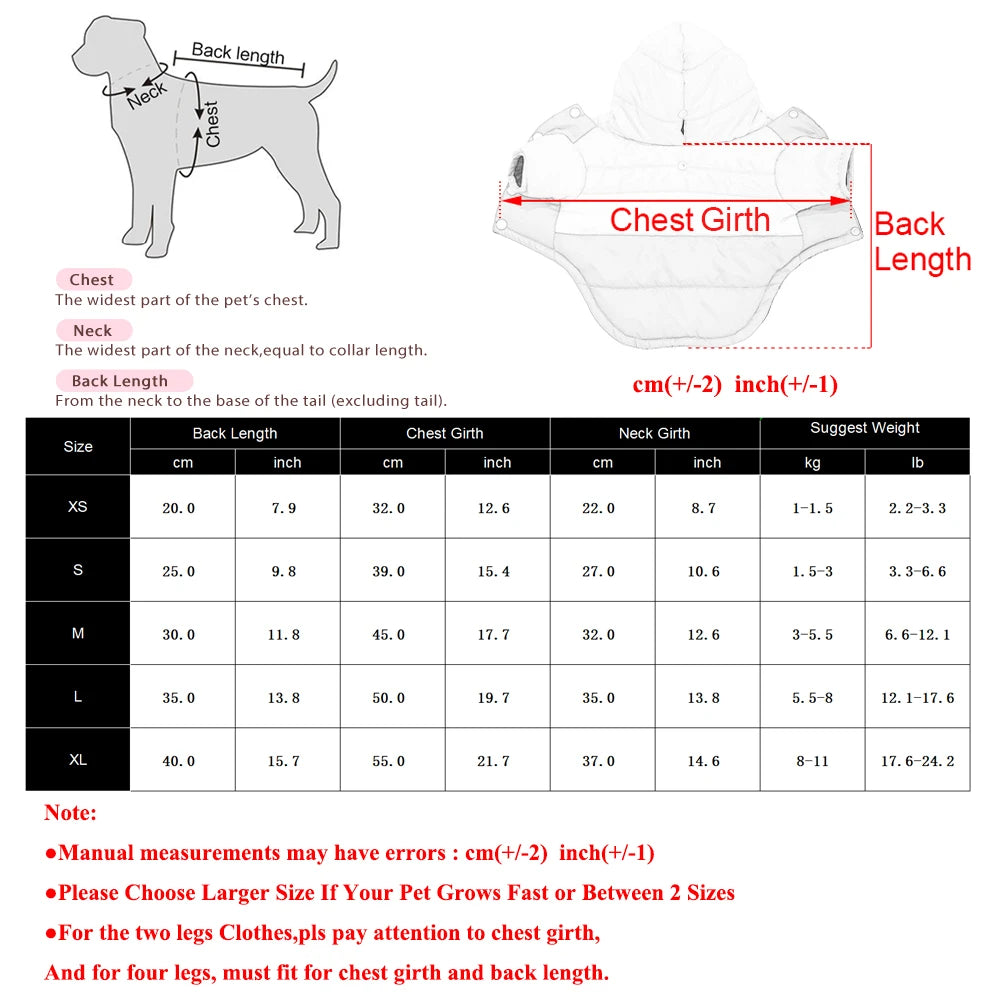 Hoodie Pet Dog Clothes For Small Medium Dogs Cats Winter Windproof Puppy Jacket Warm Fleece Cat Coat Yorkshire Bulldog Clothing