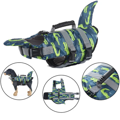 Dog Life Jacket with Shark Fin