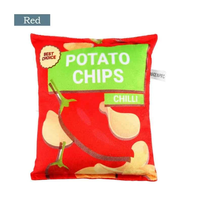 Plush Chips Dog Toy