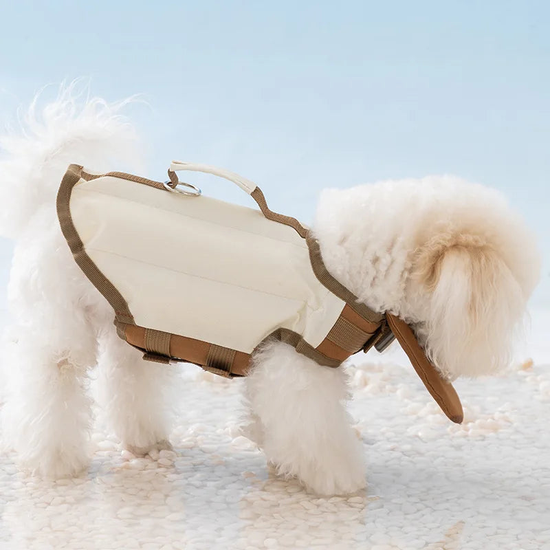 Dog Life Jacket with Rescue Handle for Swimming