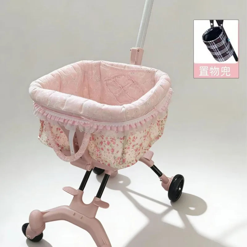 2026 Foldable Pet Stroller for Small Dogs & Cats - Waggy World