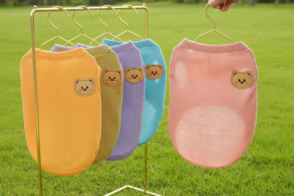 Cat 'Teddy Bear" Cotton Shirt