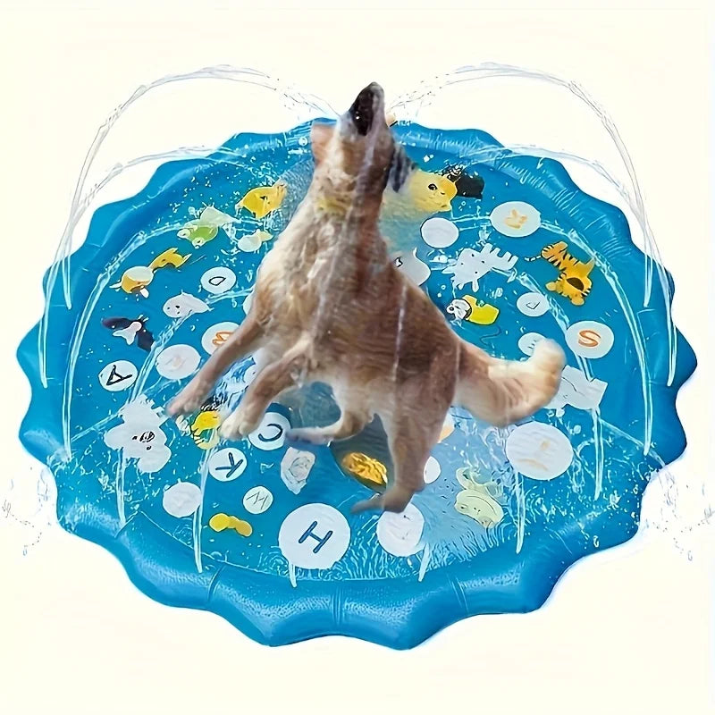 Dog Splash Pool with Sprinkler
