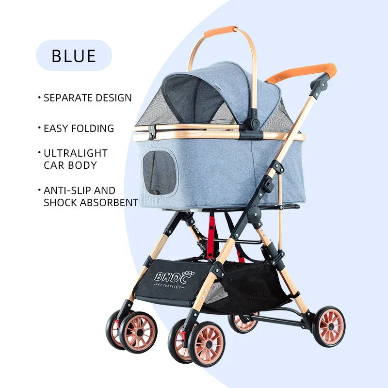 Customized Aluminum Pet Stroller