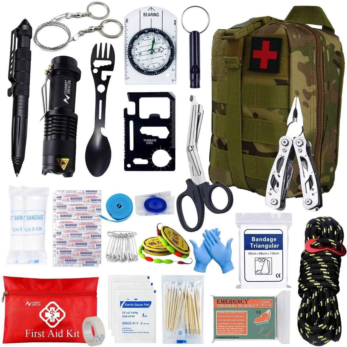 Tactical Emergency First Aid Kit – Your Lifesaver for Outdoor Adventures
