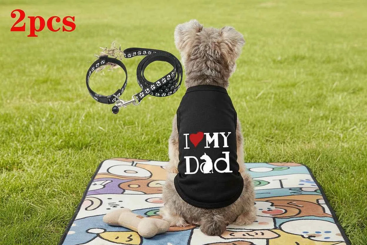 2pc Shirt & Leash