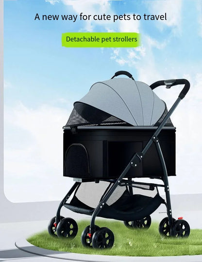 3-in-1 Foldable Pet Stroller