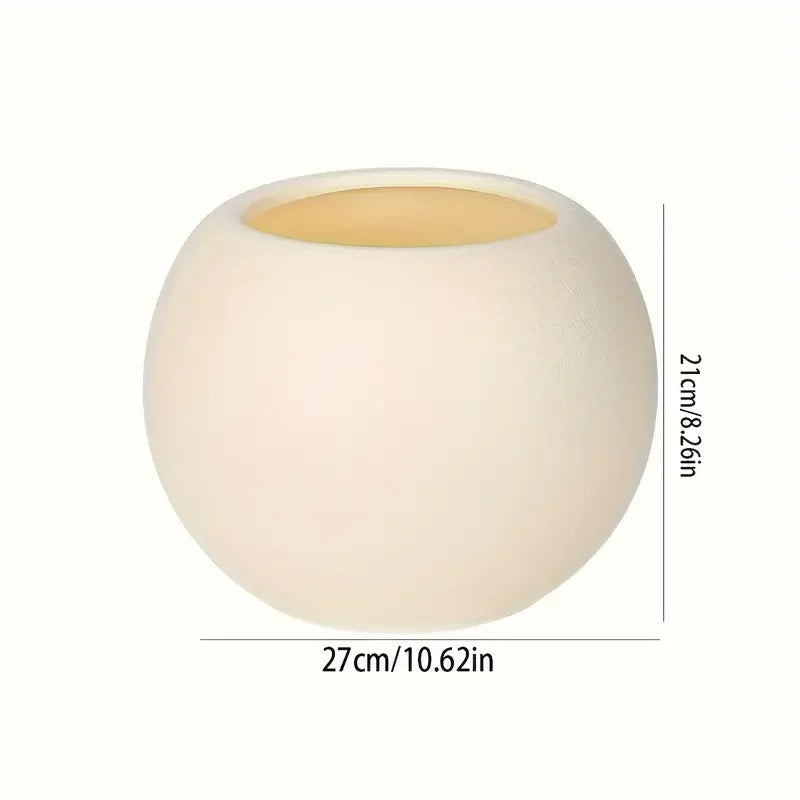 Round Plastic Flower Pot