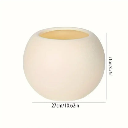 Round Plastic Flower Pot