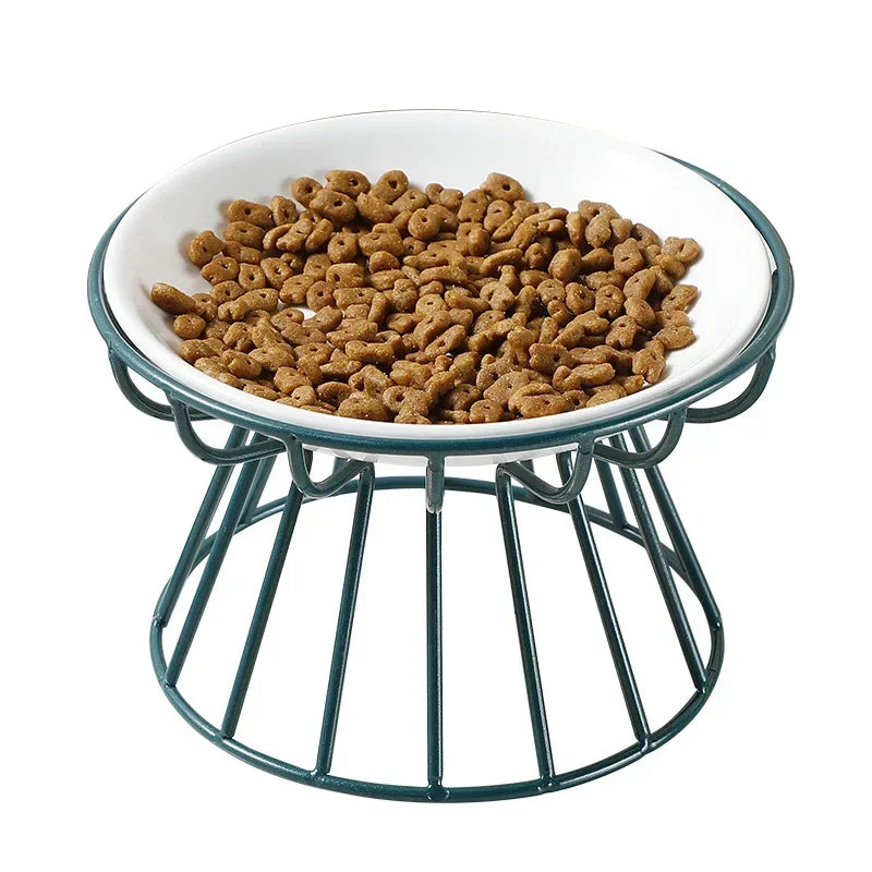 Raised Ceramic Pet Bowl