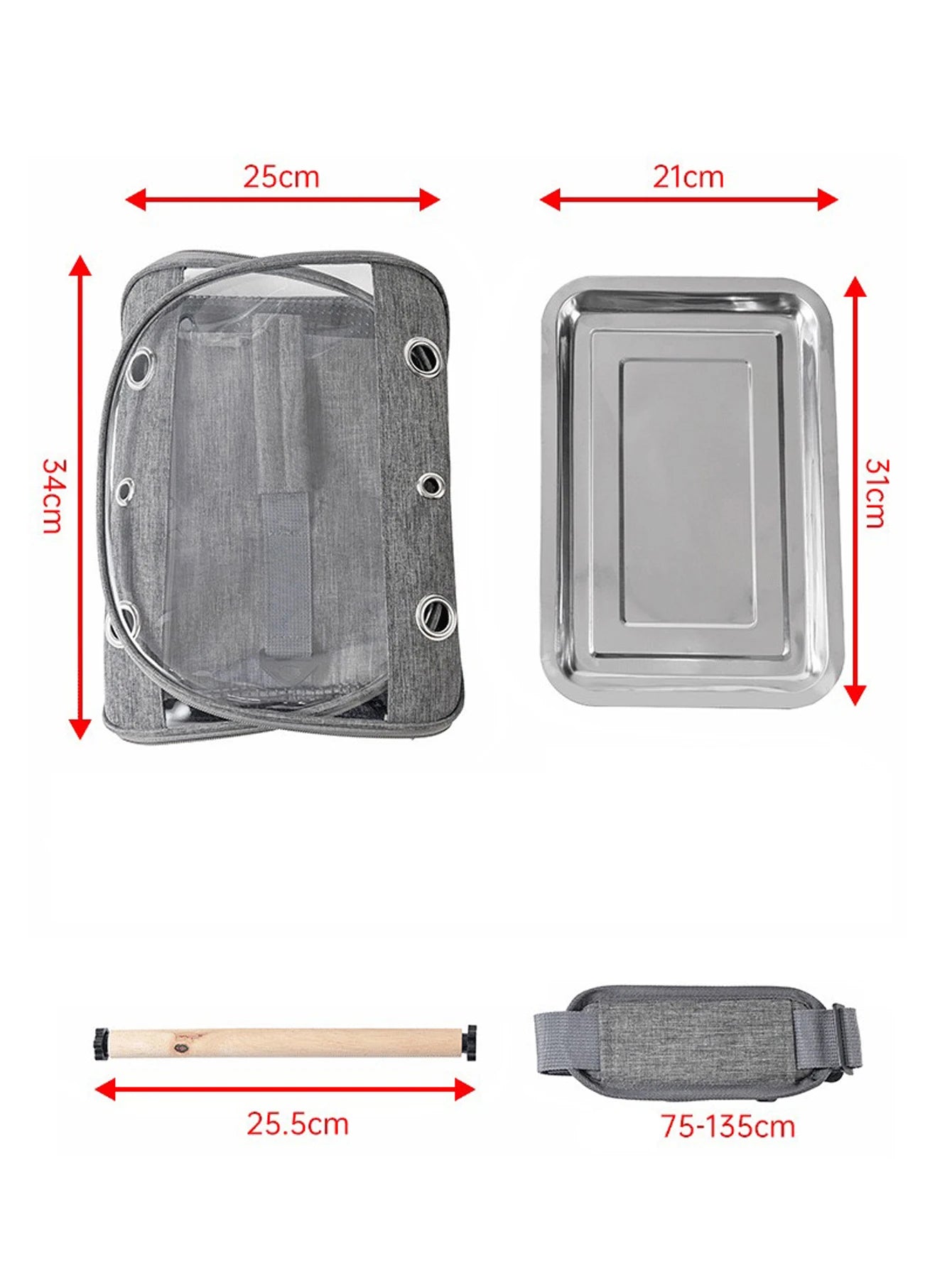 Portable Transparent Pet Carrier Backpack