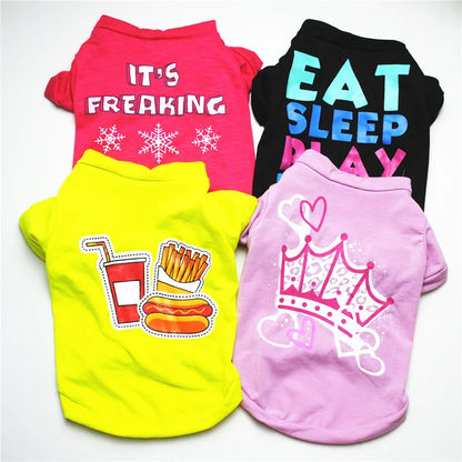 Classic Sphynx Cat T Shirt Shirts Spring Autumn Pet Clothes for Cats Gotas Katten Kedi Vest Dog Mascotas Clothing Vetement Chat