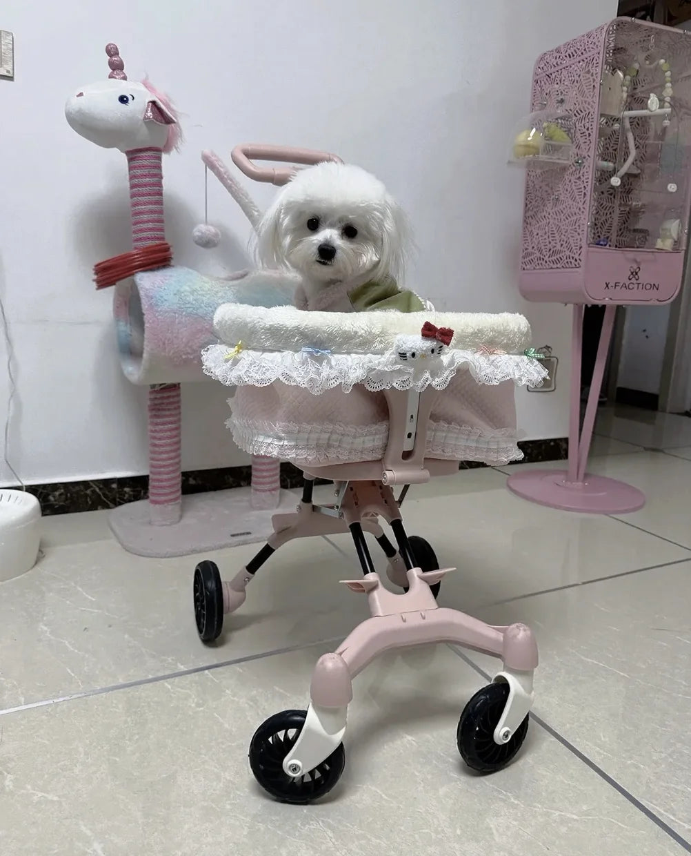 2026 Foldable Pet Stroller for Small Dogs & Cats - Waggy World