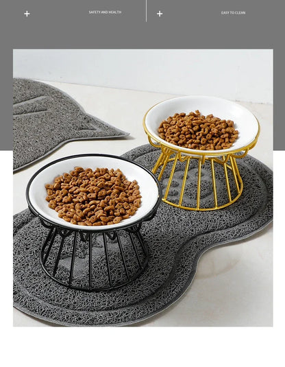 Raised Ceramic Pet Bowl