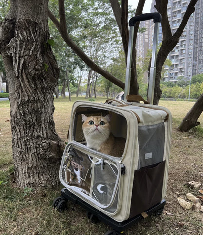 2 Pet Wheeled Carrier
