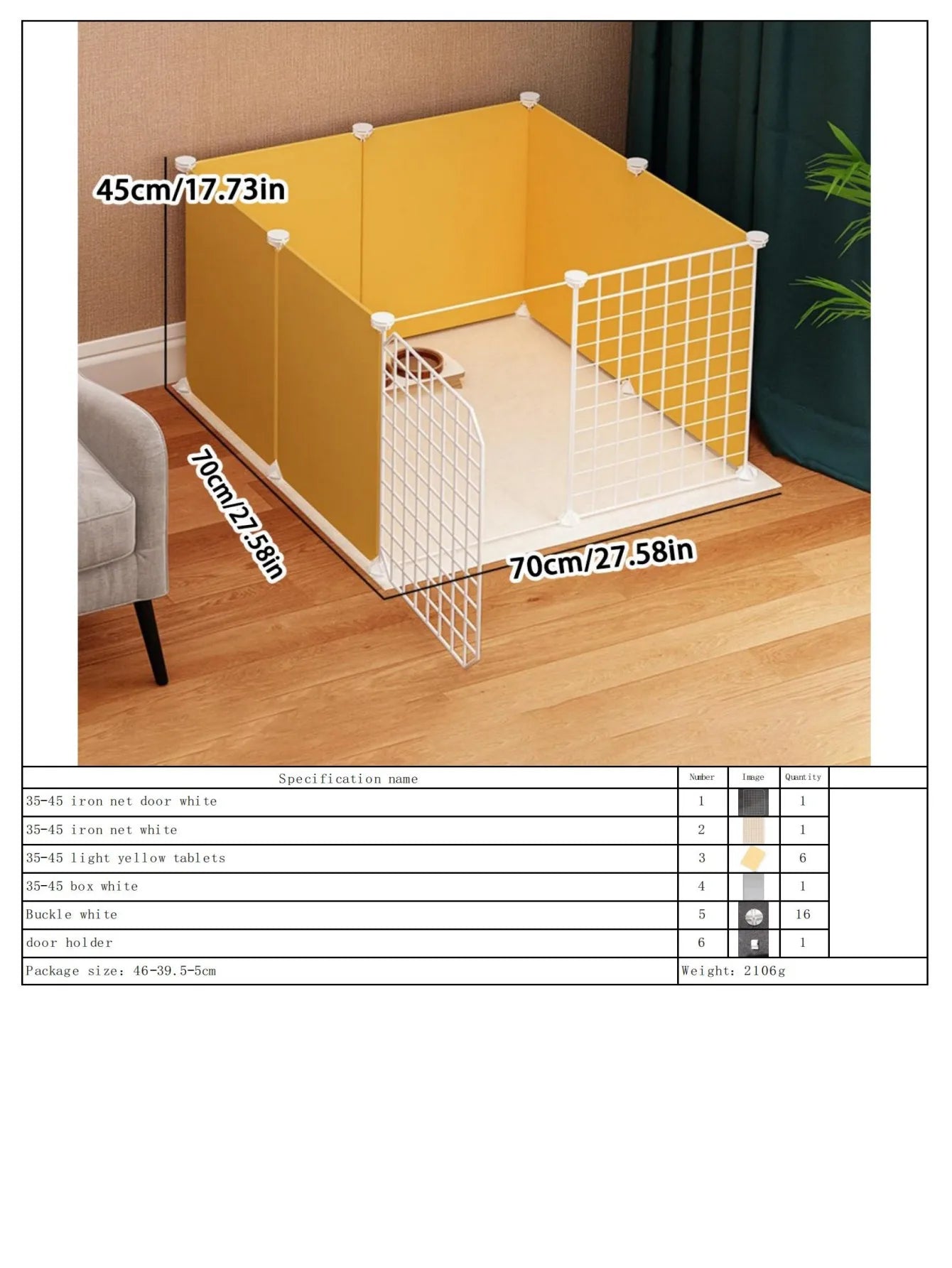 Indoor Pet Enclosure