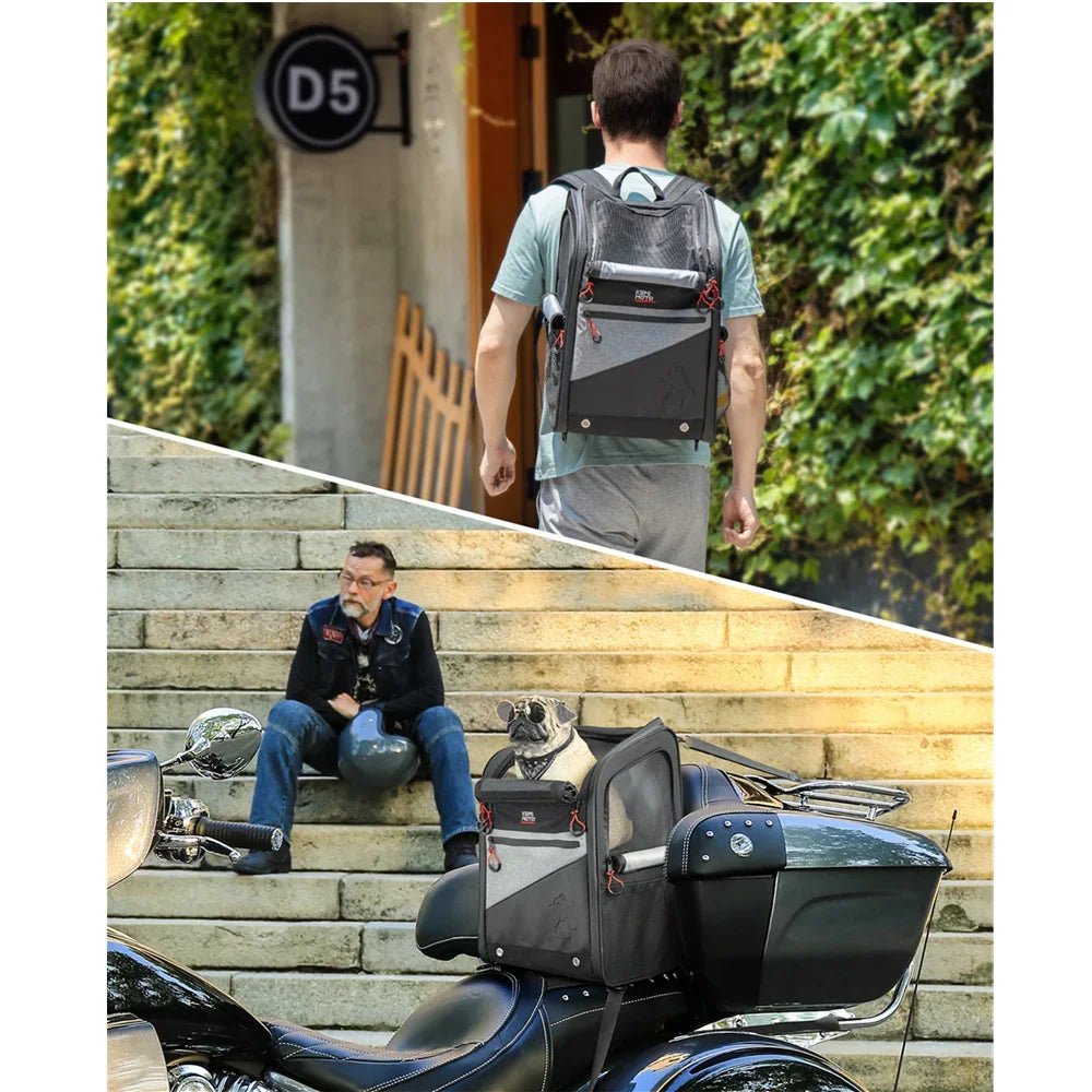 Motorcycle Pet Carrier Backpack