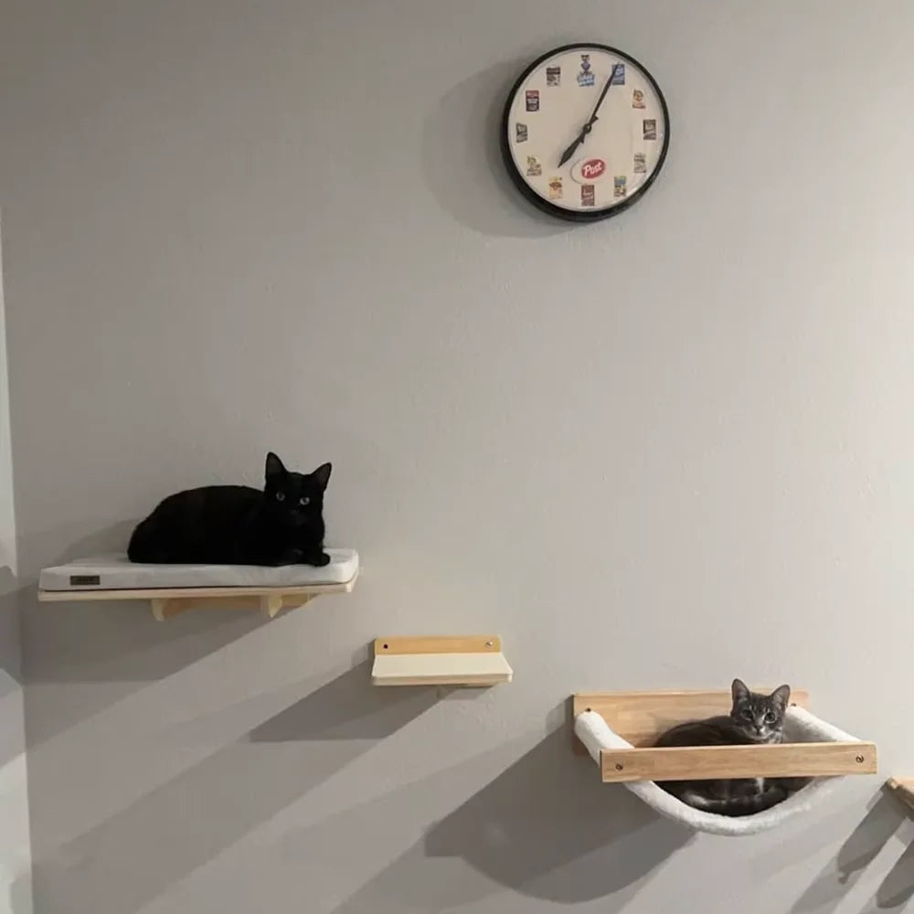 Wooden Cat Climbing Shelves