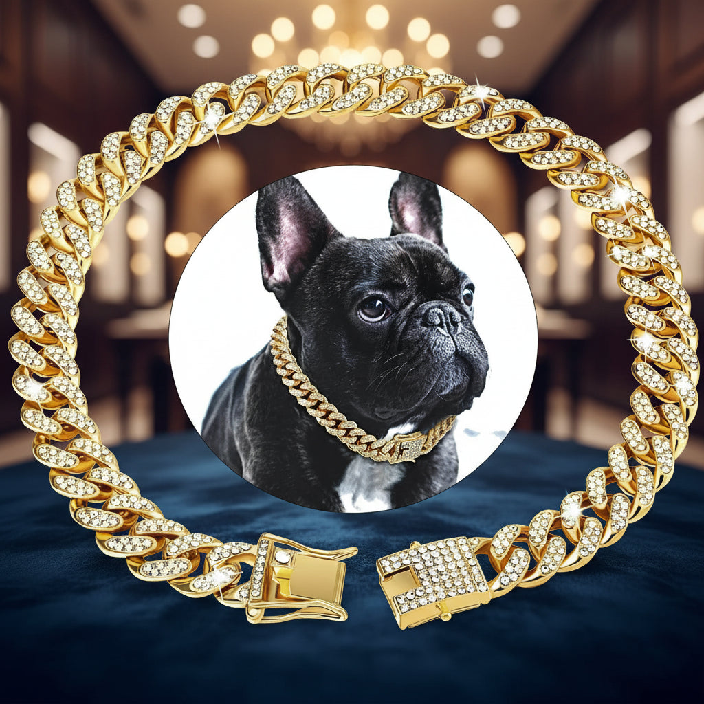Gold Plated Pet Cuban link