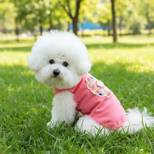 Embordered Pet T-Shirt