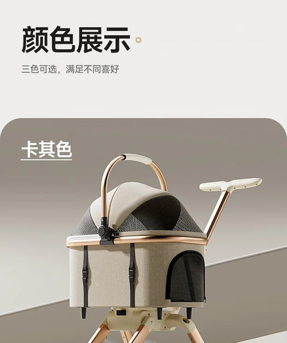 3-in-1 Luxury Pet Stroller