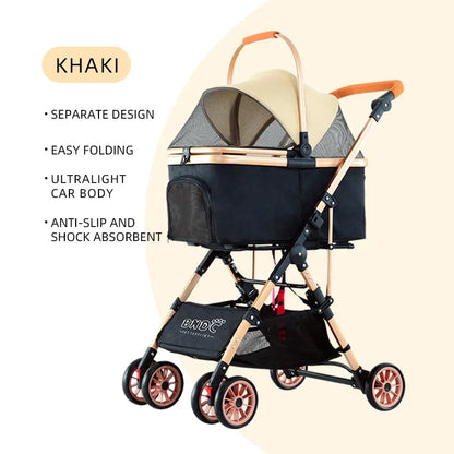 Customized Aluminum Pet Stroller