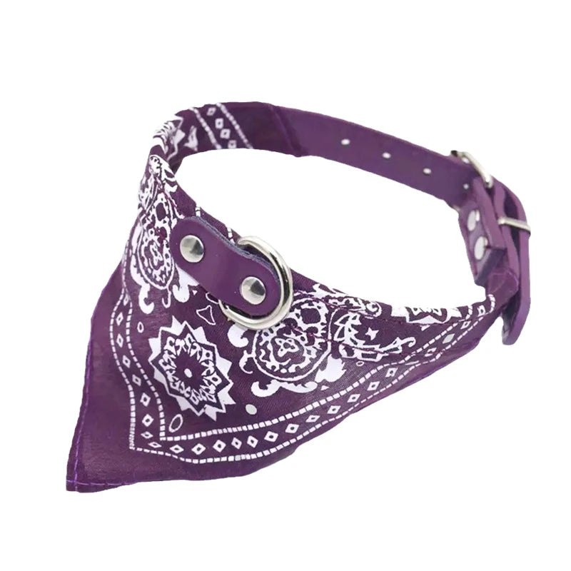 Cat And Dog Collar Triangle Scarf