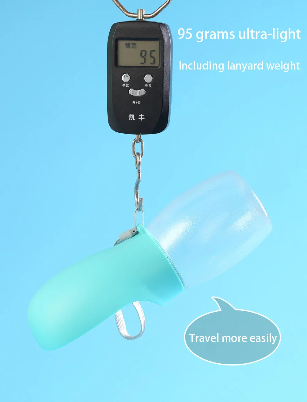 Portable Pet Water Bottle 300ml for Dogs & Cats