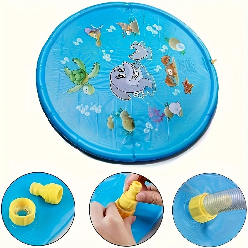 Dog Splash Pool with Sprinkler
