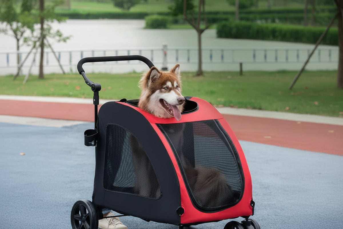 Foldable Pet Cart - Waggy World