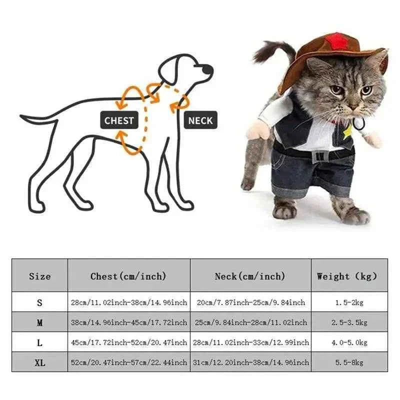 Cowboy Small Pet Costume