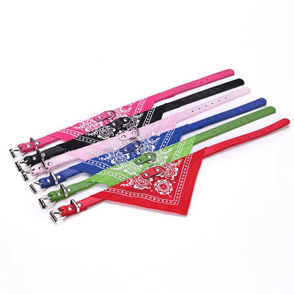 Cat And Dog Collar Triangle Scarf