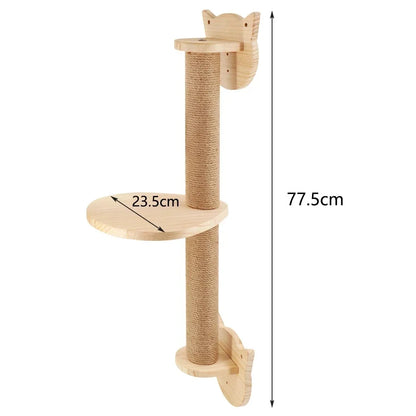 Wooden Cat Climbing Shelves